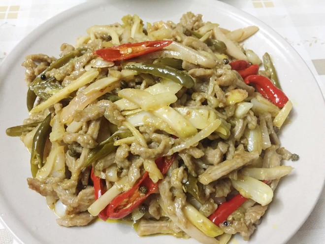 小時候的味道,農家炒咸菜絲_生鮮食品