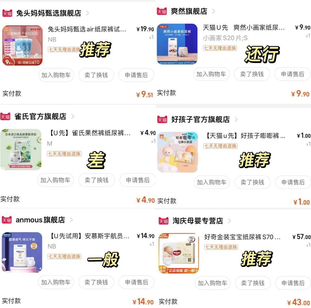尿不濕十大名牌排行榜尿不濕品牌排行榜