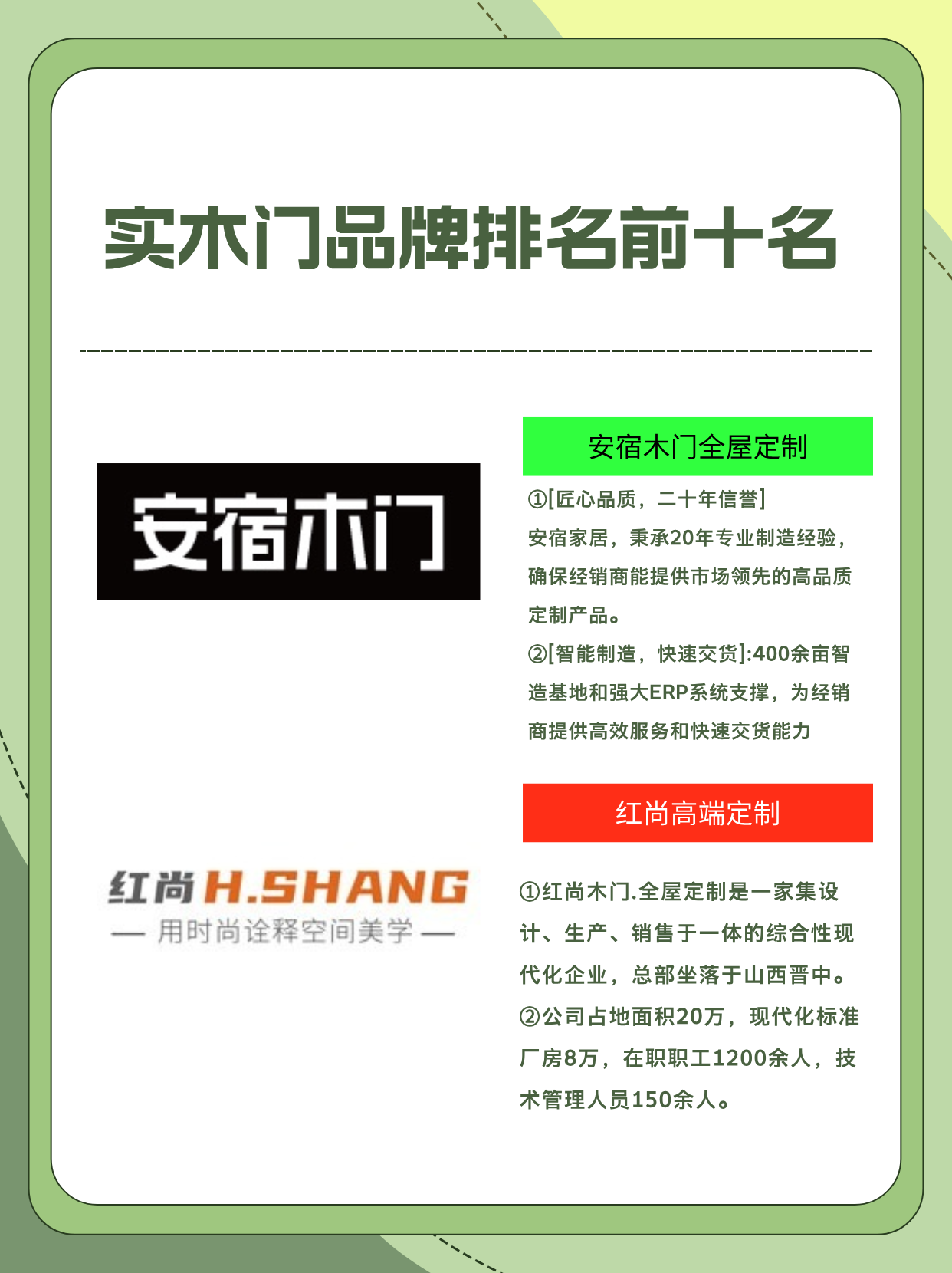 十大實木門品牌都有哪些