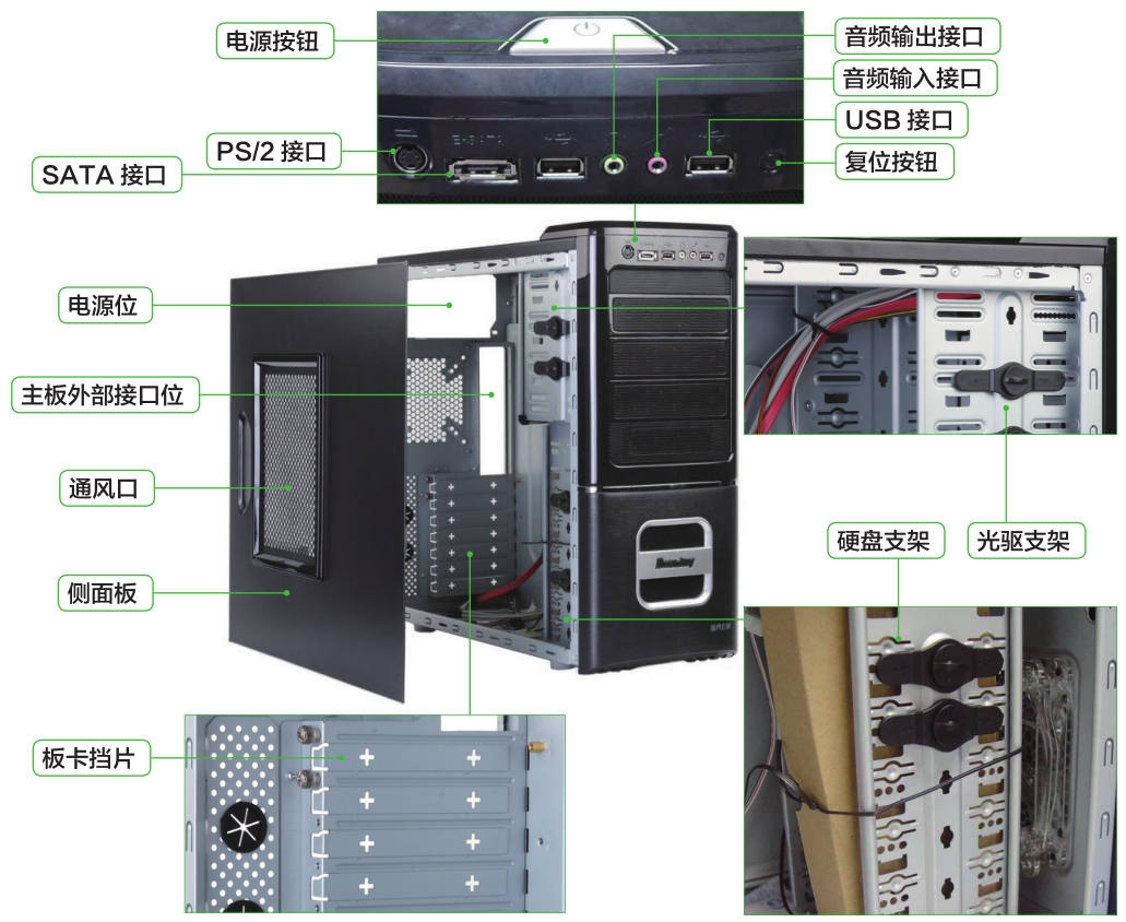 瓦爾基里E360詳細參數_游戲硬件機箱電源