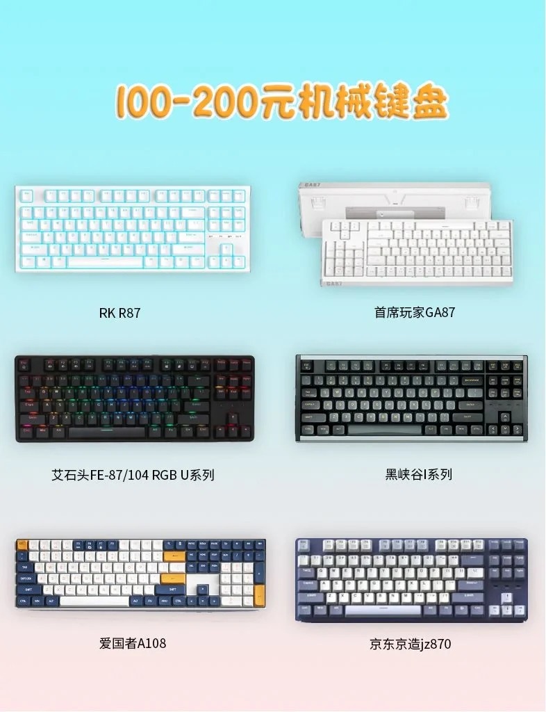 IKBCC104機械鍵盤詳細參數_游戲硬件鍵鼠外設