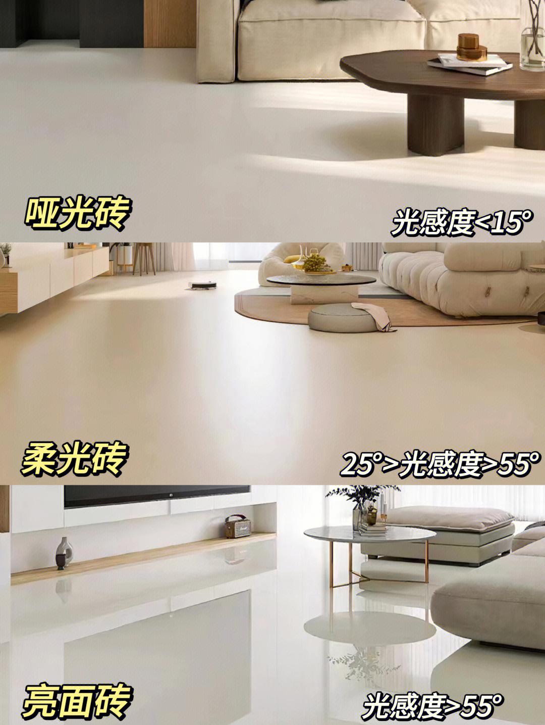 啞光磁磚和亮光的有什么區別哪一個好一點的呢