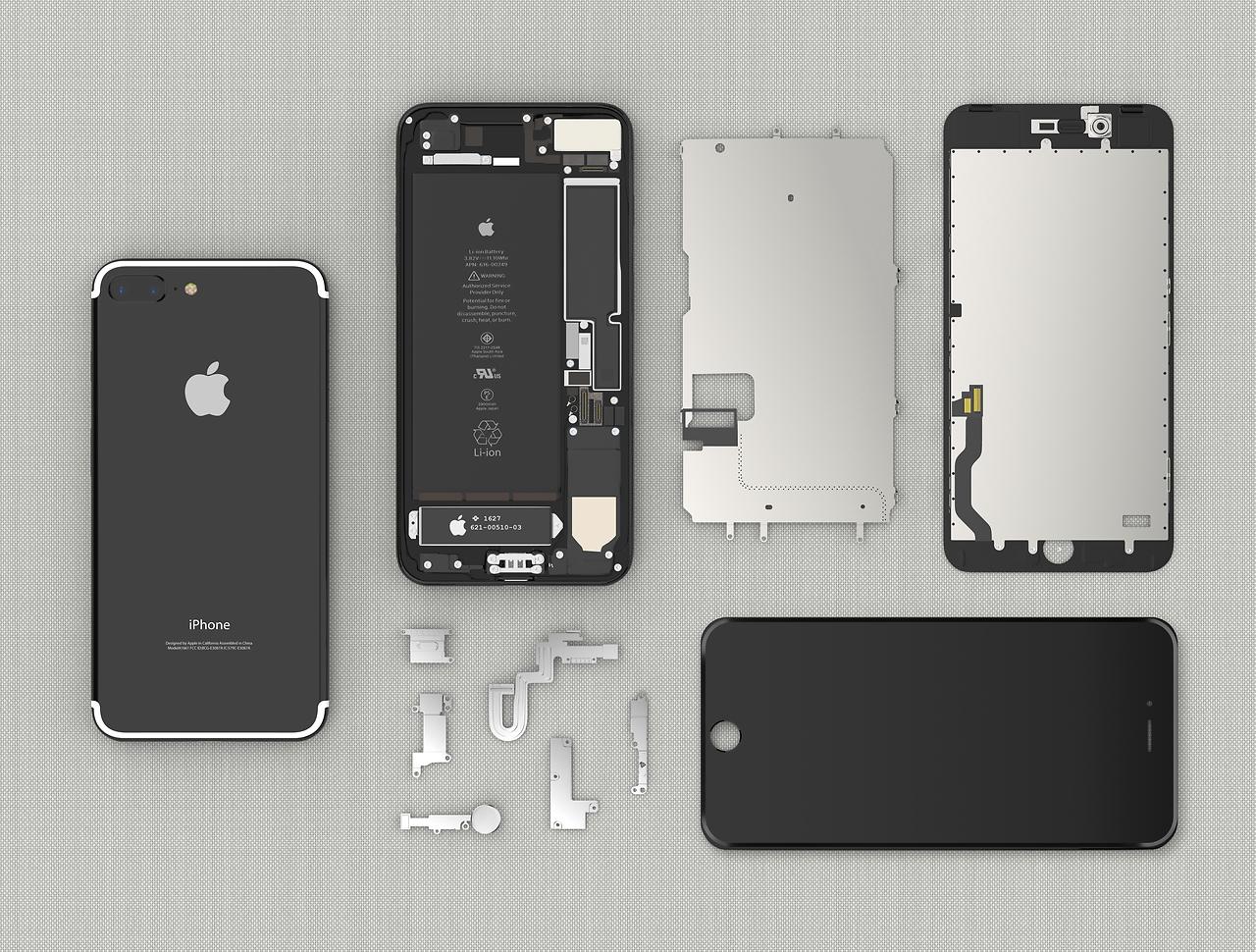 蘋果(Apple)iPhone7雙4GUI界面圖片