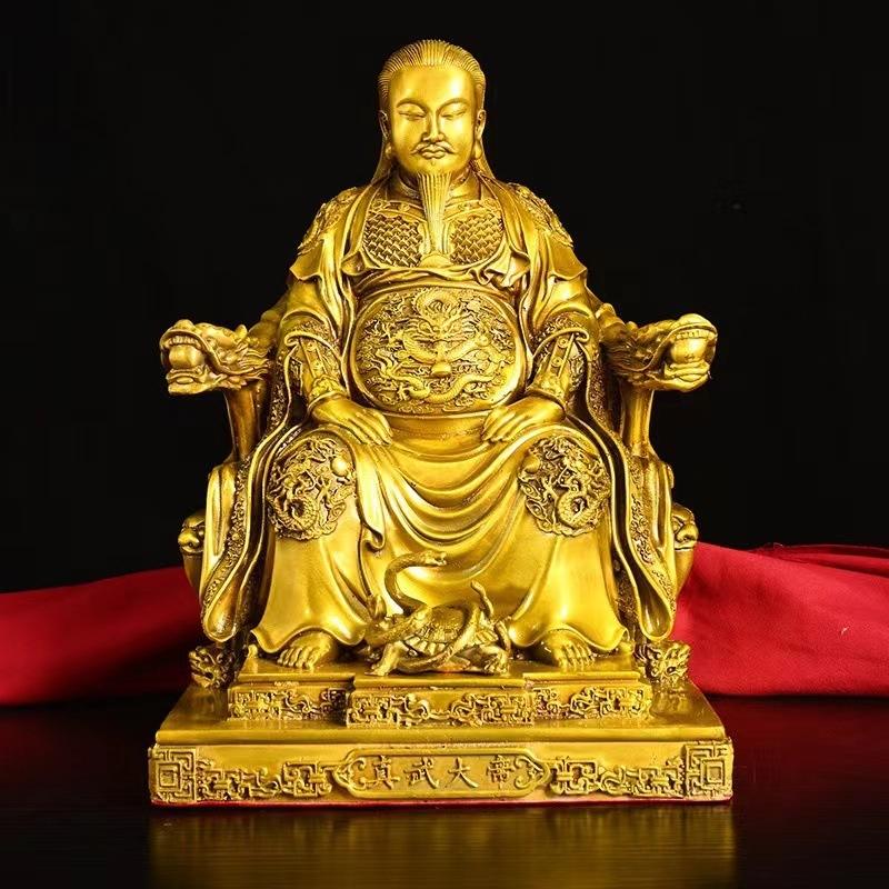 水神北帝爺神像北帝廟供奉北方之神風調(diào)雨順玄天上帝神像生產(chǎn)