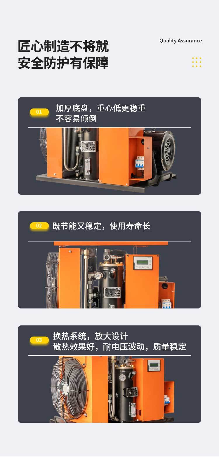 上海德哈哈7.5kw風(fēng)冷系列螺桿空壓機(jī)1.2立方/0.8MPa壓力
